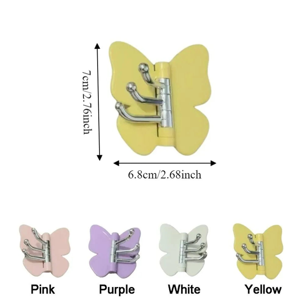 270° Rotating Butterfly Wall Hooks