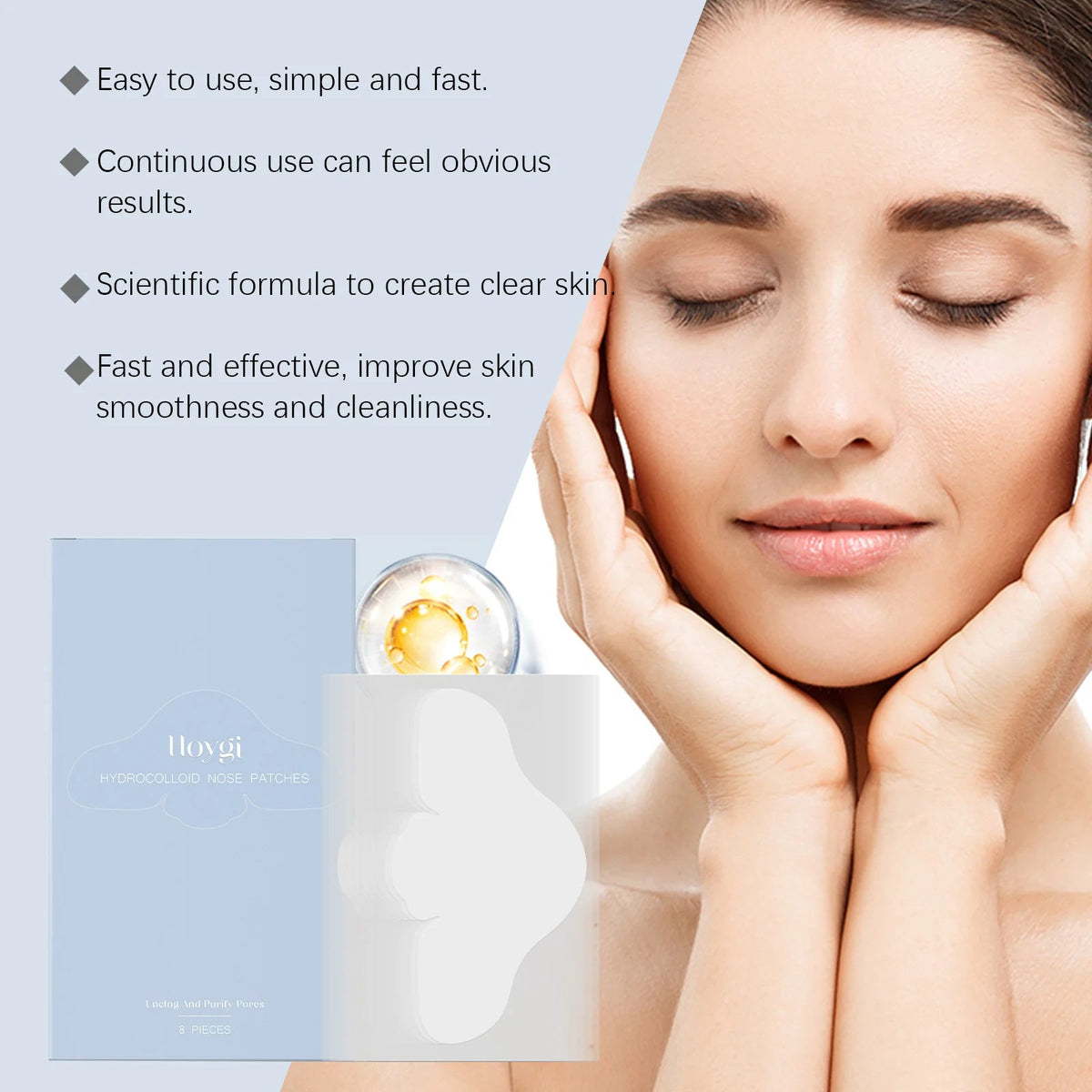 Blackhead Remover Nose Patches - Oil Control & Pore Cleaning