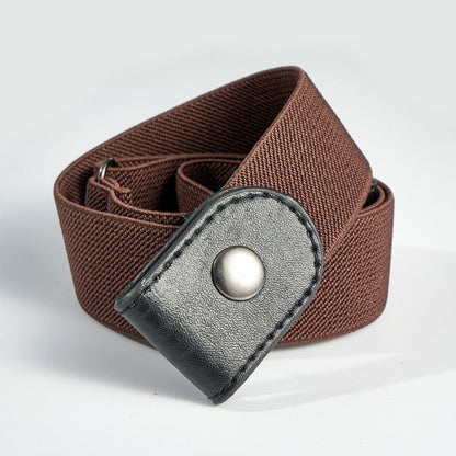 Adjustable Stretch Elastic Waist Band Belts Buckle-Free