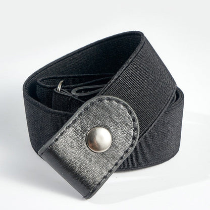 Adjustable Stretch Elastic Waist Band Belts Buckle-Free