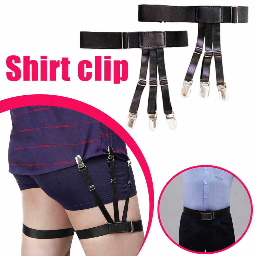 Adjustable Shirt Stays Tuck Holder