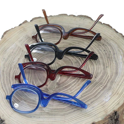 Magnifying Makeup Glasses Rotating Lens