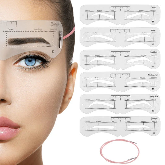 Perfect Eyebrow Shaping Stencil Kit