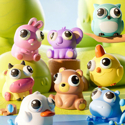 Stress Relief Hand Fidget Eye Poping Funny Cartoon Animals
