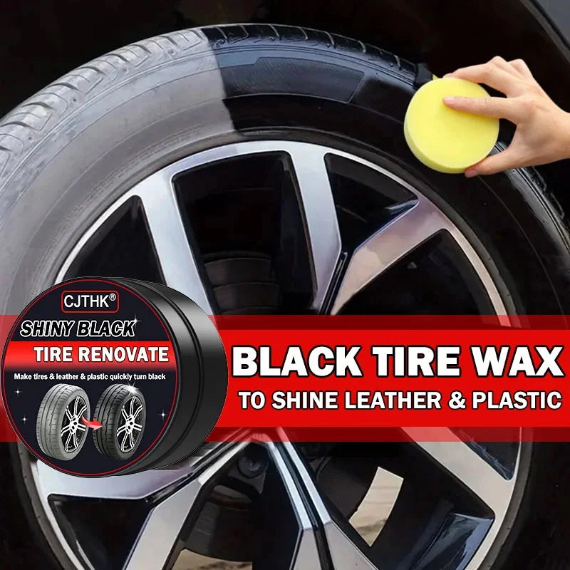 Black Tire Shine Polishing Wax