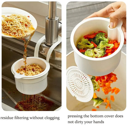 Tap Mounted Kitchen Sink Strainer Basket