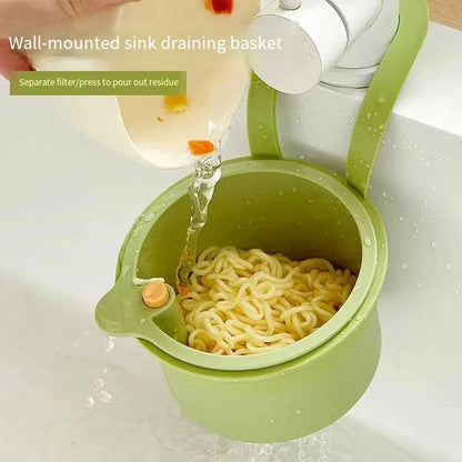 Tap Mounted Kitchen Sink Strainer Basket