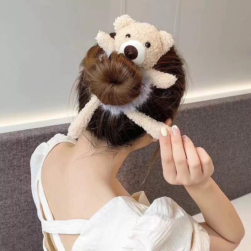 Cute Teddy Bear Hair Clutcher