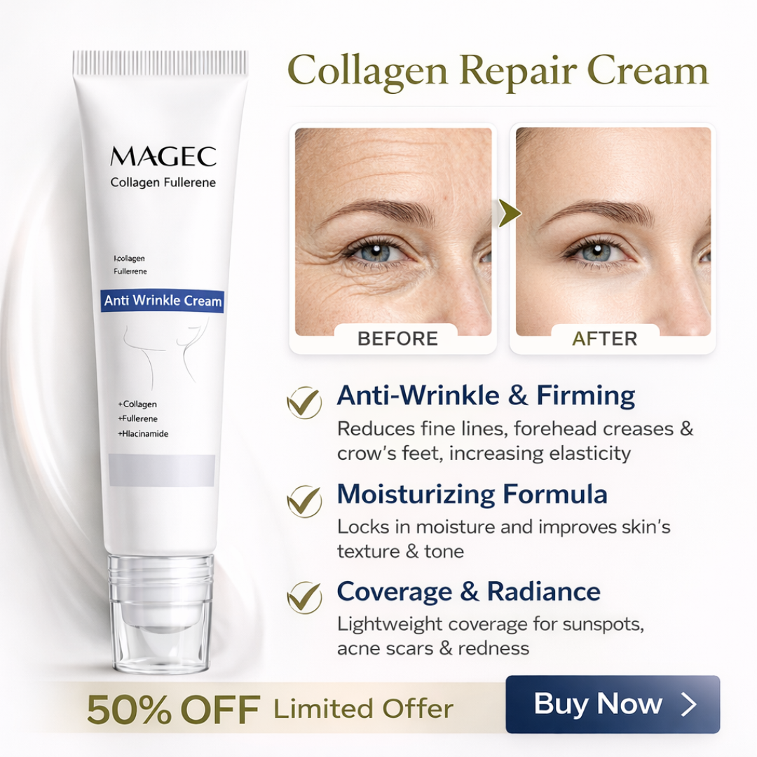 3 in 1 Advanced Collagen Anti-Aging and Skin Tightening Repair Cream