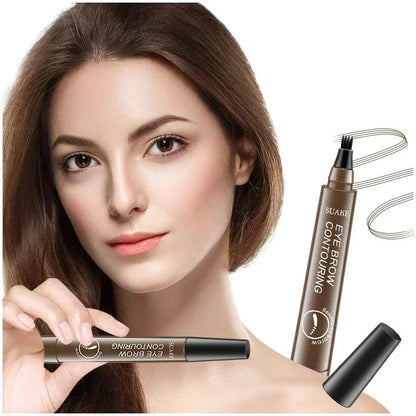 Premium Quality 4 Tip Waterproof Eyebrow Pen