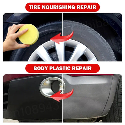 Black Tire Shine Polishing Wax