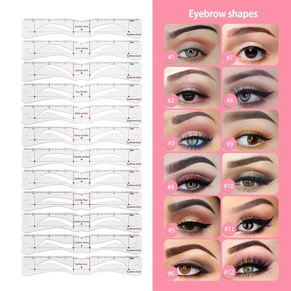 Perfect Eyebrow Shaping Stencil Kit