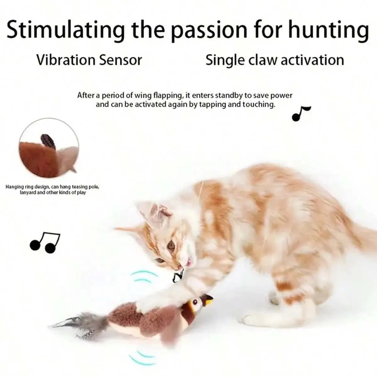 Flappy Bird Interactive Cat Toy