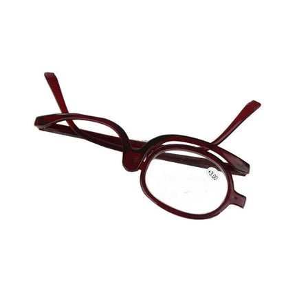 Magnifying Makeup Glasses Rotating Lens