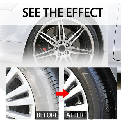 Black Tire Shine Polishing Wax