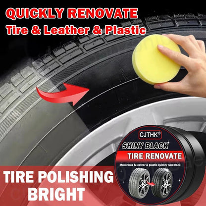 Black Tire Shine Polishing Wax