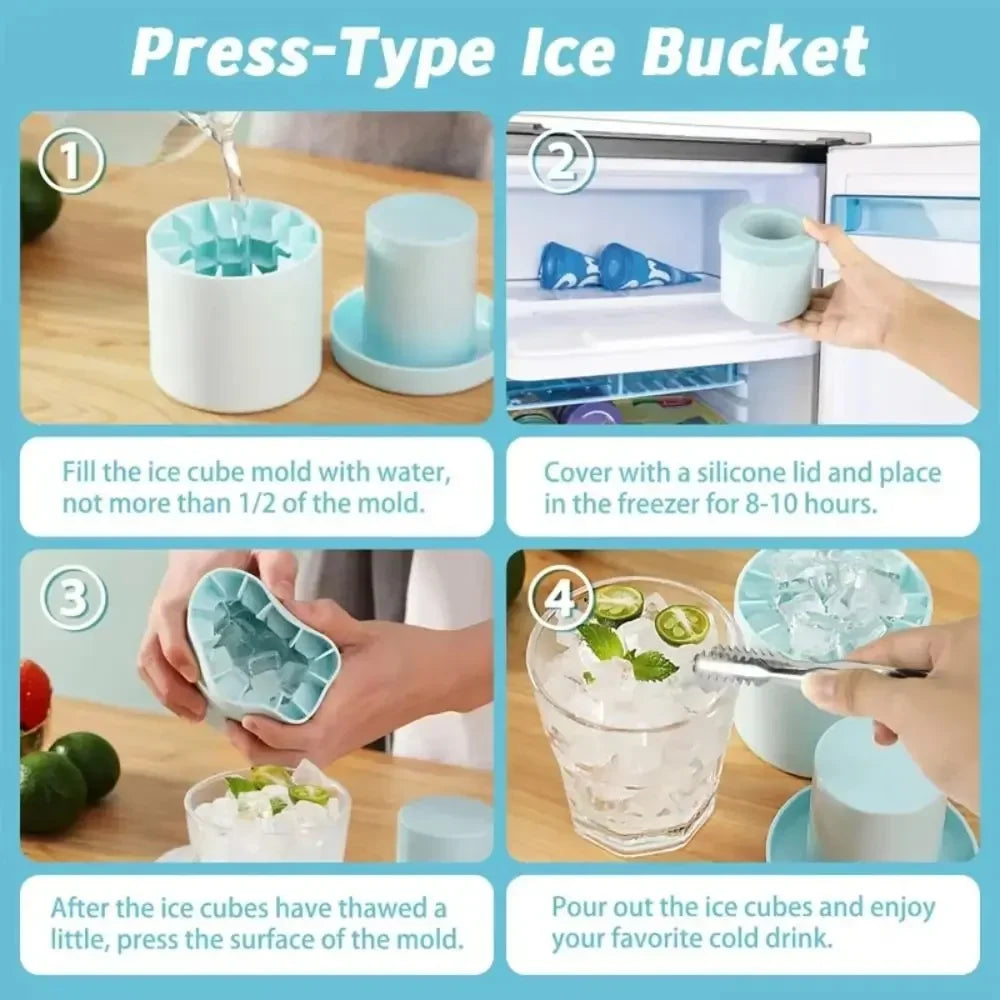 Quick Portable Ice Cube Maker Cup