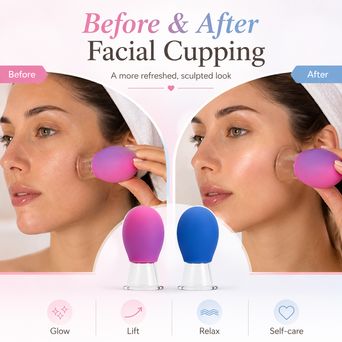 2 in 1 Facial Cupping Glow Tool