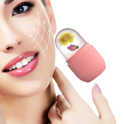 Skin Care Silicone Ice Roller Massager