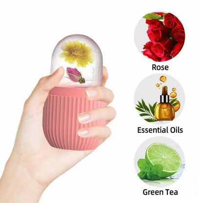 Skin Care Silicone Ice Roller Massager