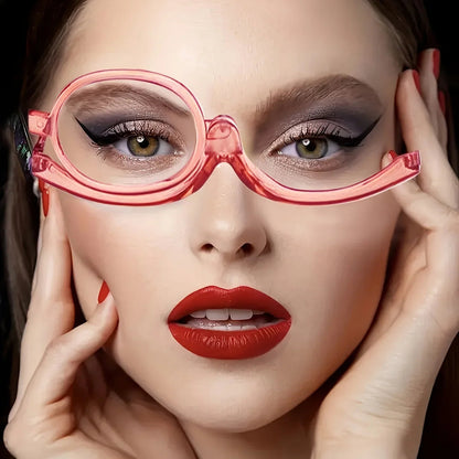 Magnifying Makeup Glasses Rotating Lens