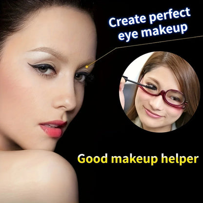 Magnifying Makeup Glasses Rotating Lens