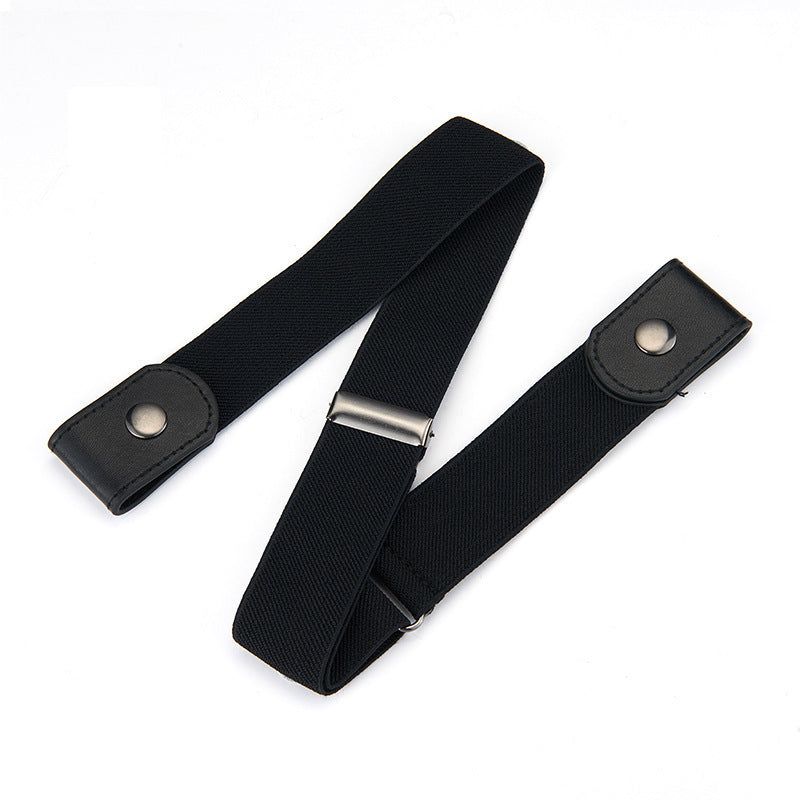 Adjustable Stretch Elastic Waist Band Belts Buckle-Free