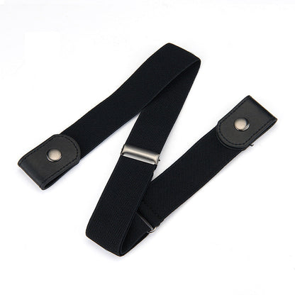 Adjustable Stretch Elastic Waist Band Belts Buckle-Free