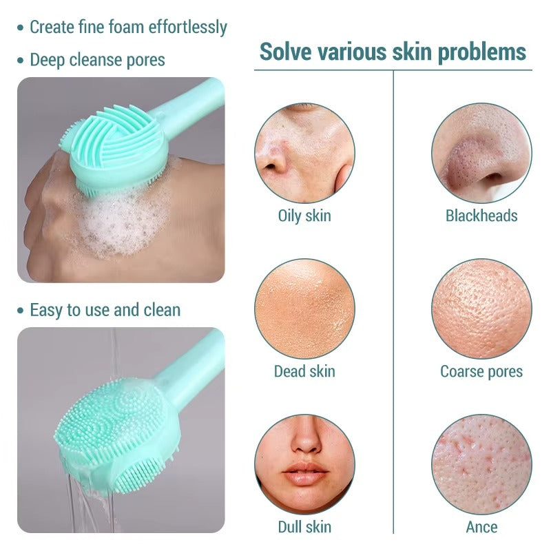 Double Sided Silicone Face Mask Soft Brush