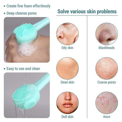 Double Sided Silicone Face Mask Soft Brush