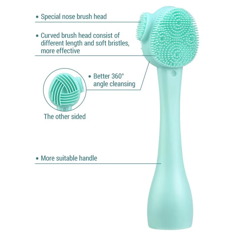 Double Sided Silicone Face Mask Soft Brush