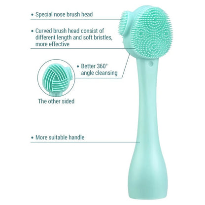 Double Sided Silicone Face Mask Soft Brush