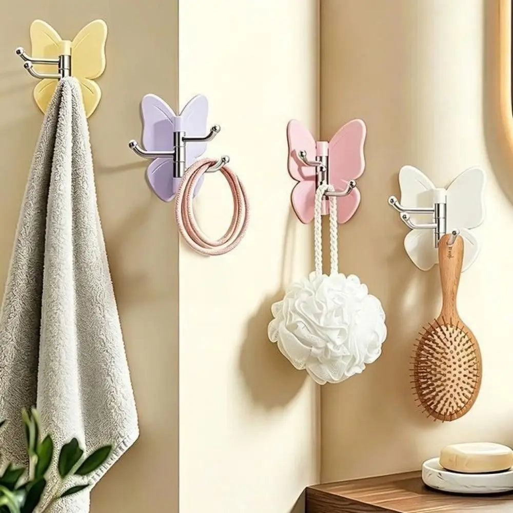 270° Rotating Butterfly Wall Hooks