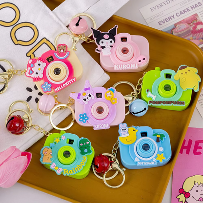 Cute Camera Projector Keychain