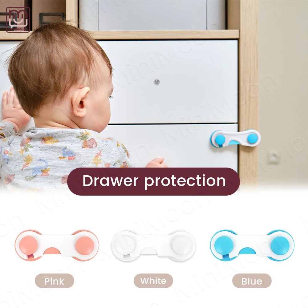 Multi Purposes Refrigerator Drawer Child Safety Lock