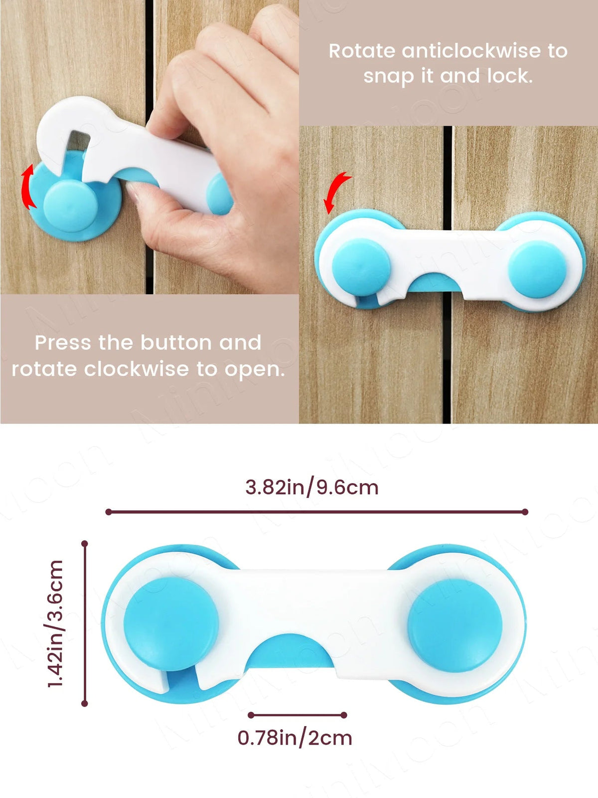 Multi Purposes Refrigerator Drawer Child Safety Lock