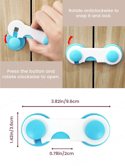 Multi Purposes Refrigerator Drawer Child Safety Lock