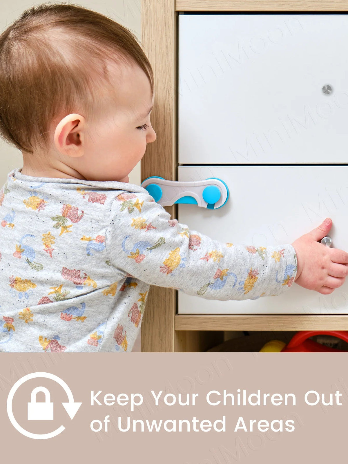Multi Purposes Refrigerator Drawer Child Safety Lock