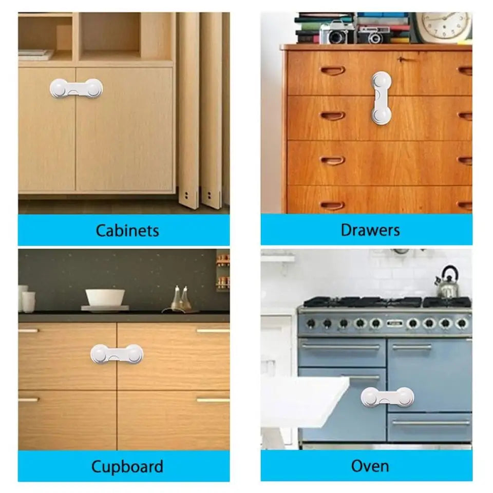 Multi Purposes Refrigerator Drawer Child Safety Lock