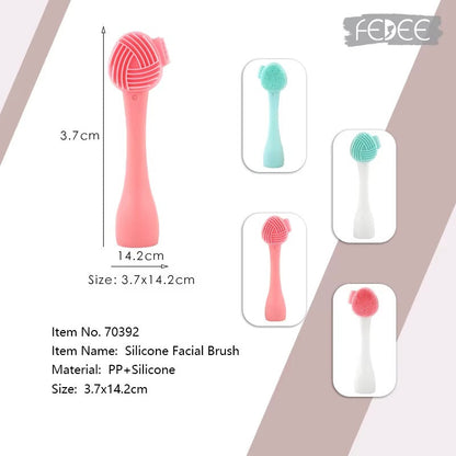 Double Sided Silicone Face Mask Soft Brush