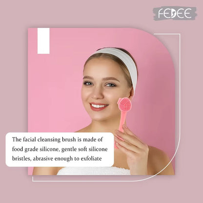 Double Sided Silicone Face Mask Soft Brush
