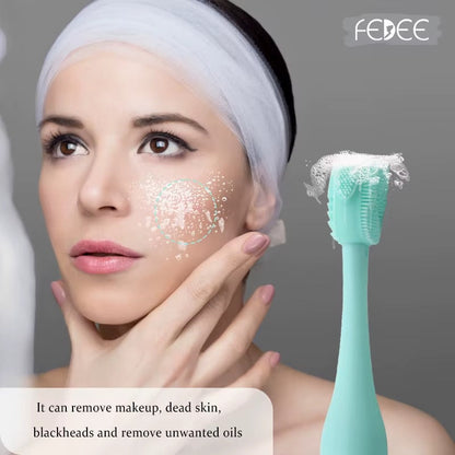 Double Sided Silicone Face Mask Soft Brush