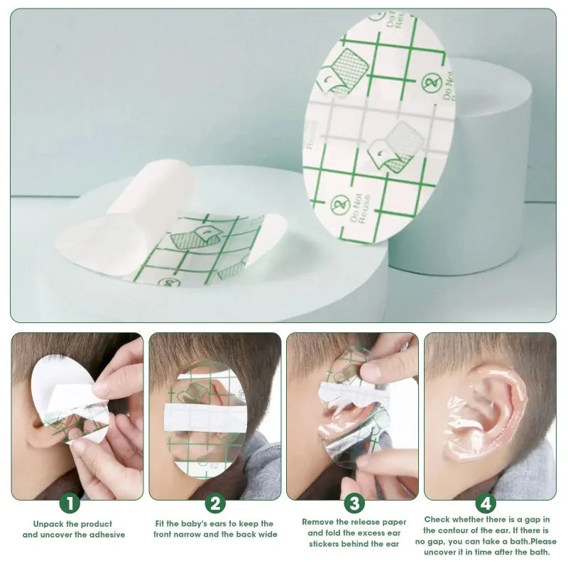 Waterproof Baby Ear Protection Stickers