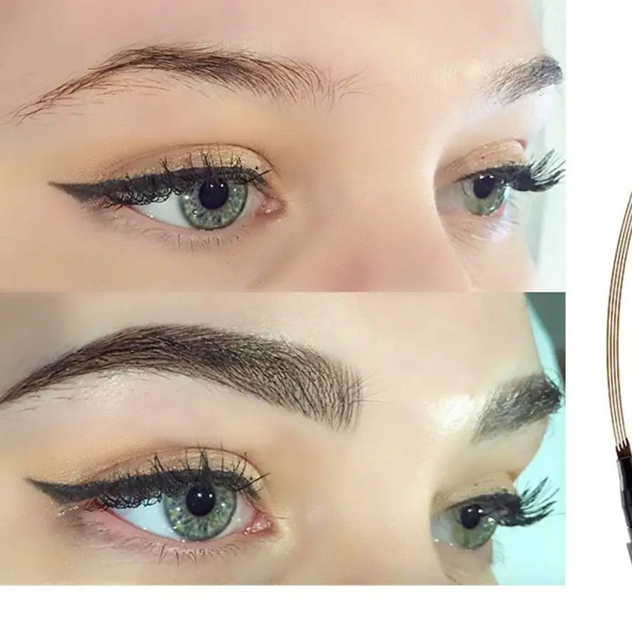 Premium Quality 4 Tip Waterproof Eyebrow Pen
