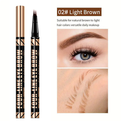 Premium Quality 4 Tip Waterproof Eyebrow Pen
