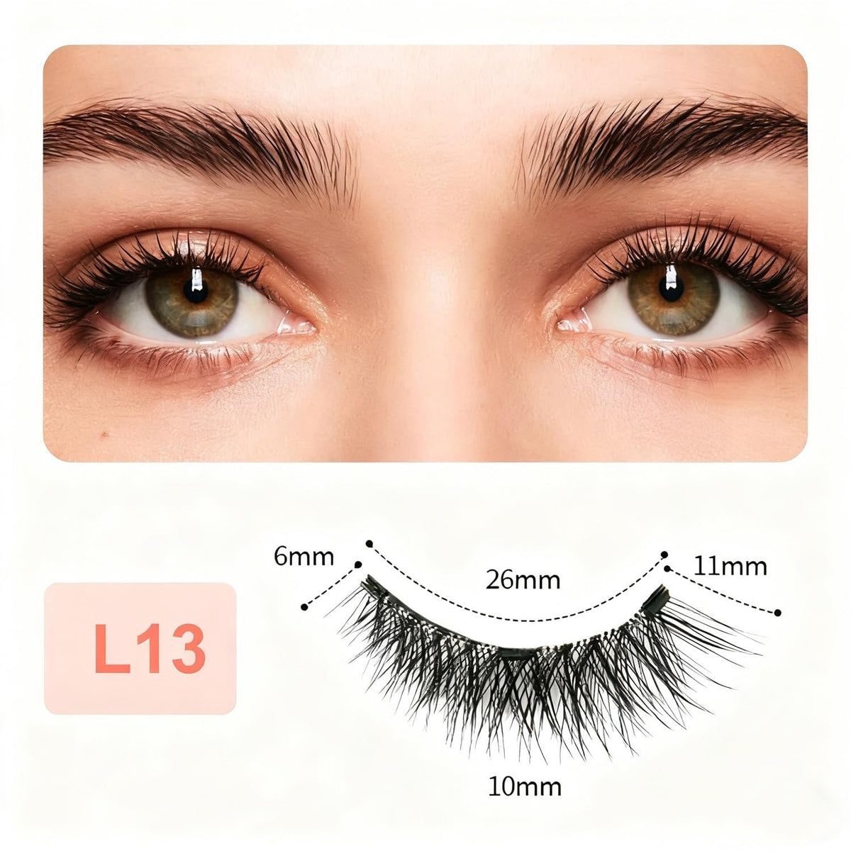 Magnetic Eyelashes With Applicator