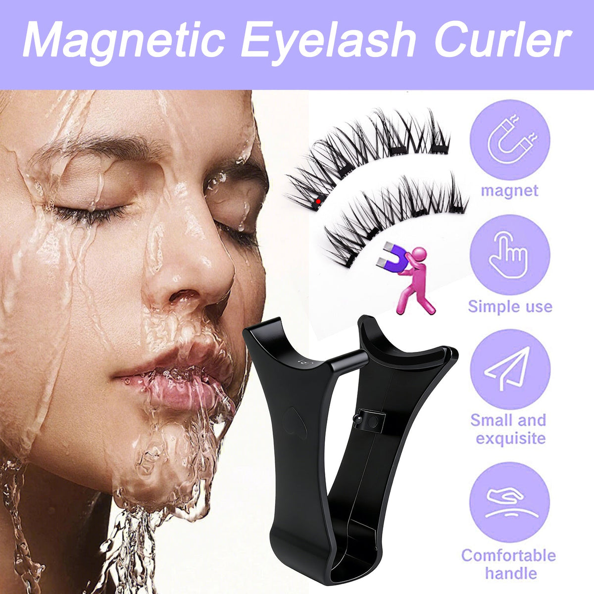 Magnetic Eyelashes With Applicator