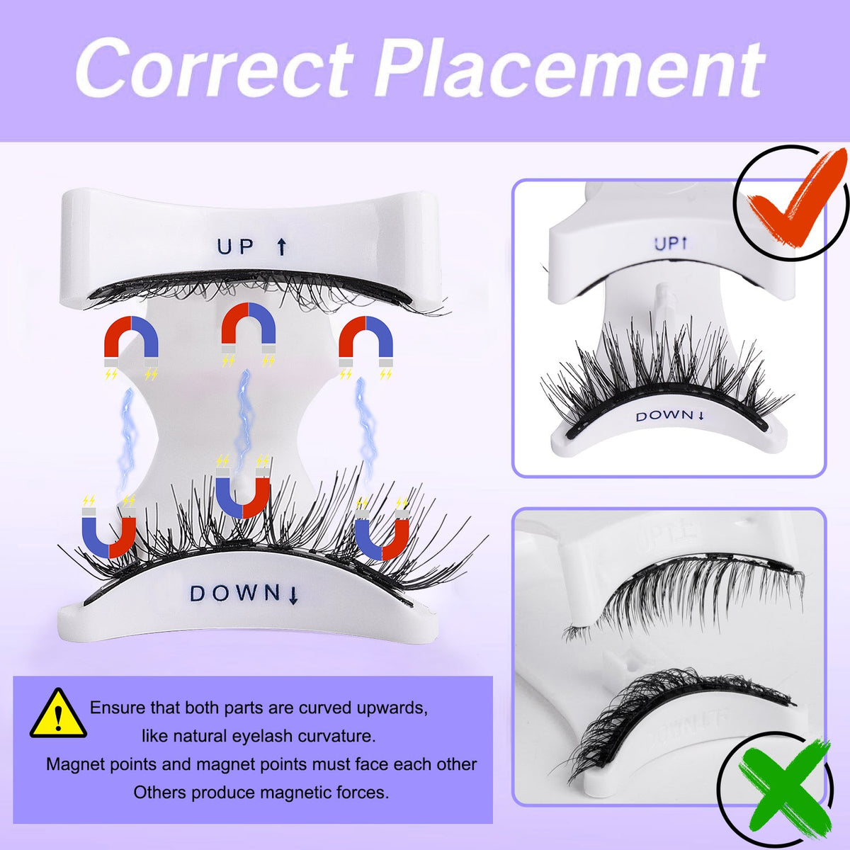 Magnetic Eyelashes With Applicator