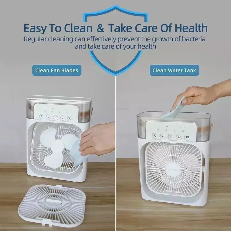Rechargeable 5 in 1 Fan Air Conditioner