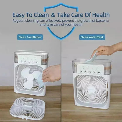 Rechargeable 5 in 1 Fan Air Conditioner